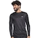 Camiseta Manga Longa Mizuno Energy - Masculina PRETO