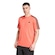 Camiseta Masculina adidas Manga Curta Essentials 3 Listras LARANJA/PRETO