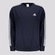 Blusão de Moletom adidas Essential 3 Stripes - Masculino AZUL ESCURO