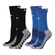 Kit Meiões Penalty Grip - 39 a 43 - 2 Pares - Masculina PRETO/AZUL