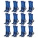Kit Meiões Penalty Grip - 39 a 43 - 12 Pares - Masculina AZUL