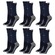 Kit Meiões Penalty Grip - 39 a 43 - 6 Pares - Masculina AZUL ESCURO
