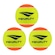 Kit Bolas Beach Tennis Penalty XXII Stage 2 - 3 Unidades Amarelo/Laranja