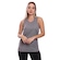 Camiseta Regata Whats Wear Dry Fit Lisa Básica Proteção Solar UV - Feminina CINZA