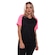 Camiseta Whats Wear Raglan com Proteção Solar UV - 2 unidades - Feminina BRANCO/ROSA
