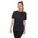 Kit Camisetas de Treino Whats Wear Raglan com Proteção Solar UV - 9 unidades - Feminina PRETO
