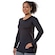 Camiseta Térmica Elite Manga Longa Uv50+ Fit Esporte Oviedo PRETO