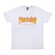 Camiseta Thrasher Flame Logo - Masculina BRANCO