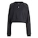 Blusão de Moletinho Cropped sem Capuz adidas Power Aeroready - Feminino PRETO
