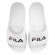 Chinelo Slide Fila Sleek - Masculino BRANCO/AZUL ESC