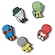 Kit Jibbitz Crocs Pequeno Classic Roupas - 5 Unidades BRANCO