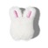 Jibbitz Crocs Coelho Felpudo BRANCO