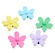 Kit Jibbitz Crocs para Tira da Sandália Flores - 5 Unidades BRANCO