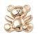Jibbitz Crocs Urso Teddy BRANCO