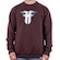 Blusão de Moletom Fallen Careca Silk Logo - Masculino VINHO