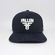 BONÉ ABA RETA FALLEN SARJA BORDADO - SNAPBACK - ADULTO PRETO