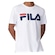 Camiseta Fila Letter Premium II - Masculina BRANCO/AZUL ESC