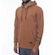 Blusão de Moletom com Capuz Hurley Aberto Circle Icon Bp - Masculino MARROM