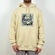 Blusão de Moletom com Capuz Rvca All The Way - Masculino BEGE
