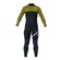 Long John Mormaii Manga Longa 2MM - Masculino PRETO/VERDE ESCURO