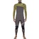 Long John Mormaii Manga Longa Chestzip 2MM - Masculino CINZA/VERDE