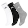 Kit Meias adidas SPW CRW 35 ao 37 - 3 Pares - Adulto BRANCO