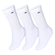 Kit Meias Lacoste Core Active Performance 39 ao 42 - 03 Pares - Unissex BRANCO