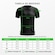 Kit de Camisas Térmica Adriben Dry Fit com Proteção Solar - 5 Unidades - Masculina PRETO