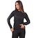 Kit de Camisas Térmica Adriben Dry Fit Manga Longa com Proteção Solar - 3 Unidades - Feminino PRETO