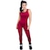 Macacão Fitness MVB Modas Longo Suplex - Feminino VINHO