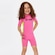 Shorts John Rip Curl Groms Omega Back Zip - Infantil ROSA