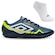 Chuteira Society Umbro Prisma + 1 Par De Meias - Adulto AZUL/VERDE