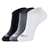 Kit Meias Invisível Hang Loose com 3 Pares - Adulto CINZA/CINZA ESC