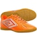 CHUTEIRA FUTSAL UMBRO ARCADE - ADULTO LARANJA/BRANCO