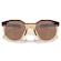 Óculos de Sol Unissex Oakley Hstn Mbappé Dark Amber/Light Curry MARROM
