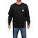 Blusão de Moletom Quiksilver Careca Transfer Round Masculino Preto PRETO