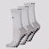 Kit Meias Penalty Grip Antiderrapante -3 Pares - Adulto BRANCO
