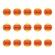Kit 15 Bola des Beach Tennis Penalty Itf Approved Laranja/Verde Cla