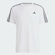 Camiseta Masculina adidas Manga Curta Essentials 3 Listras BRANCO