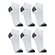 Kit Meias Cano Curto Lupo Slim Running Com 6 Pares - Adulto BRANCO
