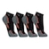 Kit Meias Cano Curto Lupo Running Performance Com 4 Pares - Adulto PRETO