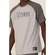 Camiseta Nba Raglan Estampada Los Angeles Lakers Casual Mescla - Masculina CINZA ESCURO
