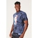 Camiseta NBA Especial Tie Dye - Masculina AZUL ESCURO