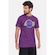Camiseta Nba Neon Colors Los Angeles Lakers Escuro - Masculina ROXO