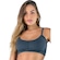 Top Fitness Mvb Modas Cropped Academia Franzido Suplex - Feminino CINZA