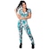Macacão Mvb Modas Fitness Longo - Feminino BRANCO/VERDE
