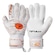 Luvas de Goleiro Poker Profissional Quantum - Adulto BRANCO/LARANJA