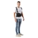 Cinta Abdominal Hidrolight Ergonômica com Suspensório PRETO