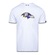 Camiseta New Era Baltimore Ravens Logo Time Nfl - Masculina BRANCO