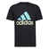 Camiseta adidas Basic Badge Of Sport - Masculina PRETO/AZUL CLA
